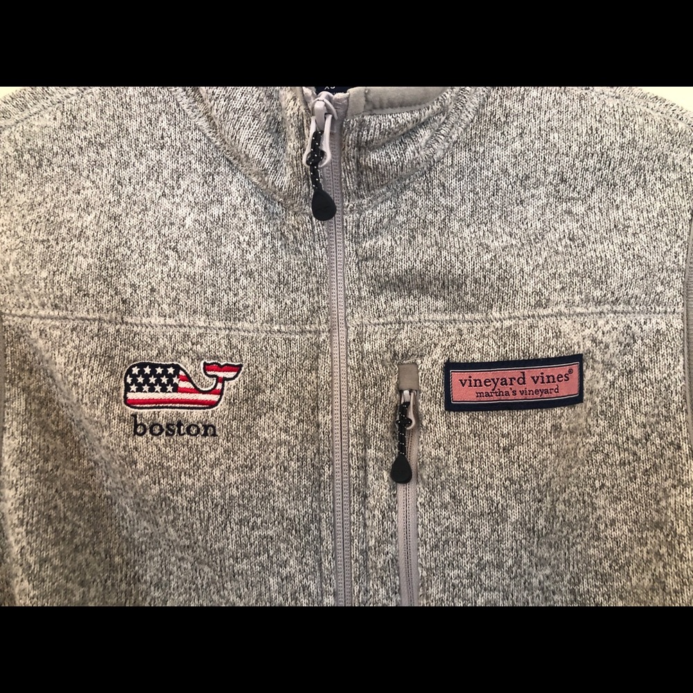 Vineyard Vines XS Boston Gray Heather Vest